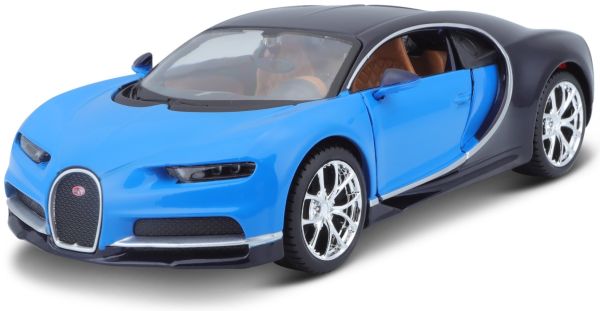 MST31514 - Bugatti Chiron azul y negro - 1
