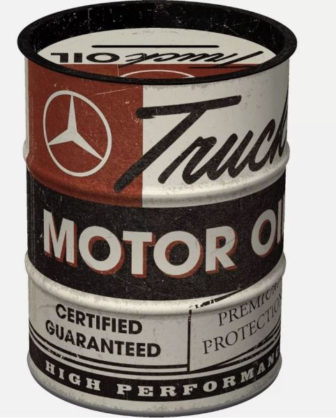 CRMB31519 - Hucha retro - MERCEDES Truck Motor Oil - 1