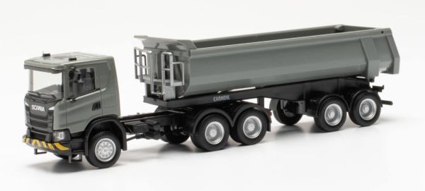 HER316248 - SCANIA CG 17 6x6 con volquete 2 Ejes gris - 1