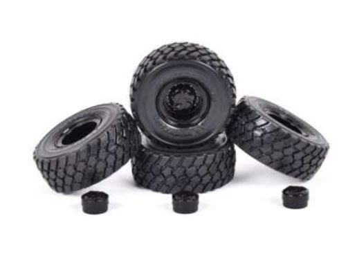 AT3200206 - 4 neumáticos MICHELIN XLD 650-560-R25 con rines negros - 1