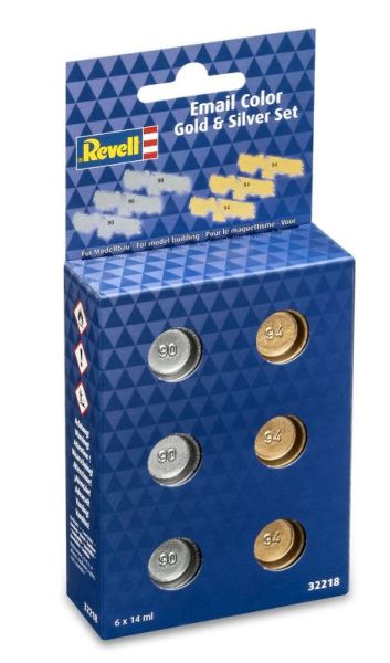REV32218 - Email Color - Set Plata y oro - 6x14ml - 1