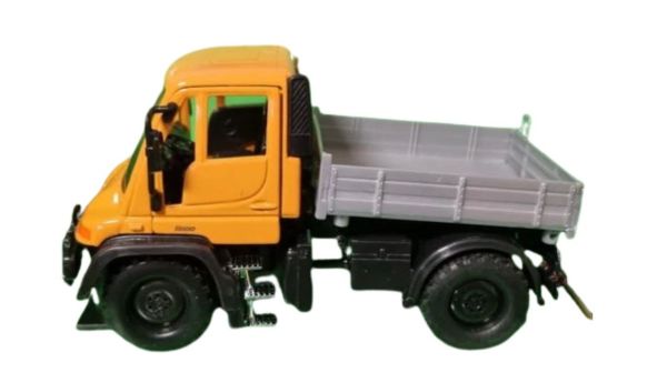 WEL32380JAUNE - MERCEDES-BENZ Unimog U400 Amarillo y gris - 1