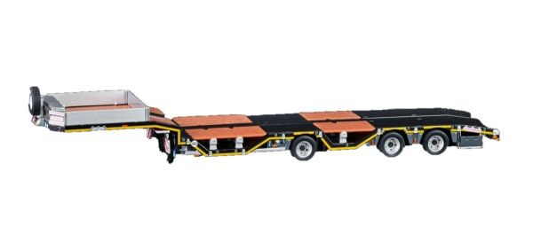 IMC33-0213 - Semirremolque plataforma rebajada de 3 ejes, color negro - 1