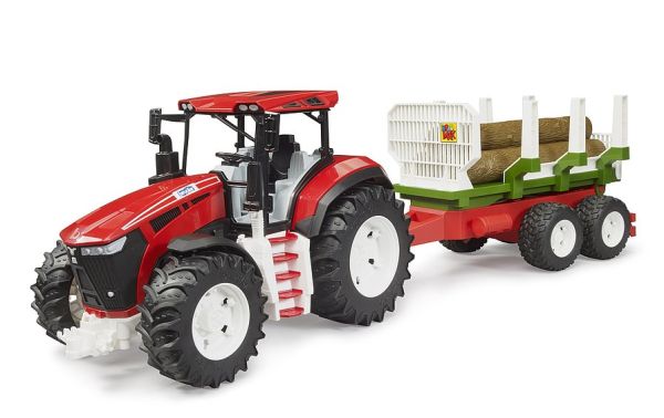 BRU3453 - Tractor ROADMAX con remolque forestal y troncos. - 1