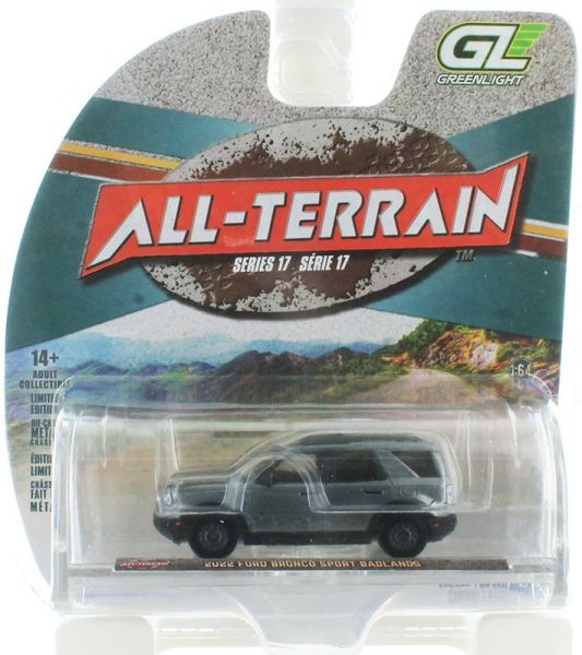 GREEN35310-F-GRIS - FORD Bronco Sport Badlands de 2022 (gris) - Serie ALL-TERRAIN (blíster) - 1
