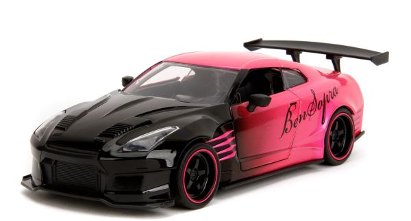 JAD35500 - NISSAN GTR 2009 negro y rosa - BEN SOPRA - PINK SLIPS - 1