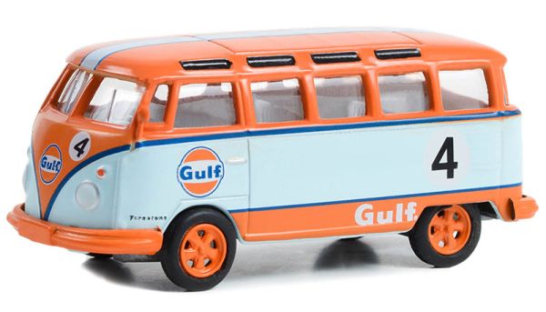 GREEN36070-B - VOLKSWAGEN Samba bus 1964 GULF de la serie CLUB VEE-DUB en blister - 1