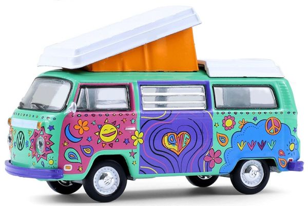 GREEN36120-C - VOLKSWAGEN Tipo 2 1973 - Westfalia Campmobile - Furgoneta para festivales de música - 1
