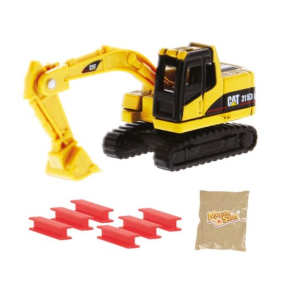 CARRERA37085961 - Kit PlayBox - Excavadora CATERPILLAR 315D con arena mágica - 1