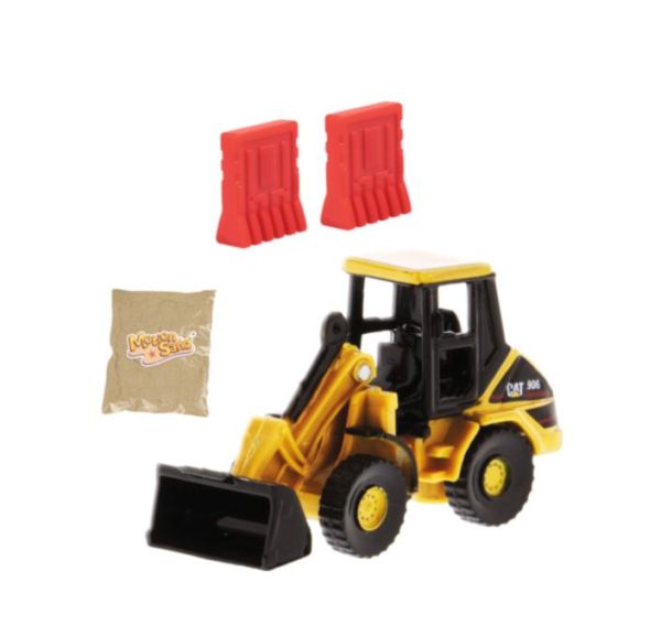 CARRERA37085963 - Kit PlayBox - Cargadora CATERPILLAR 906 con arena mágica - 1