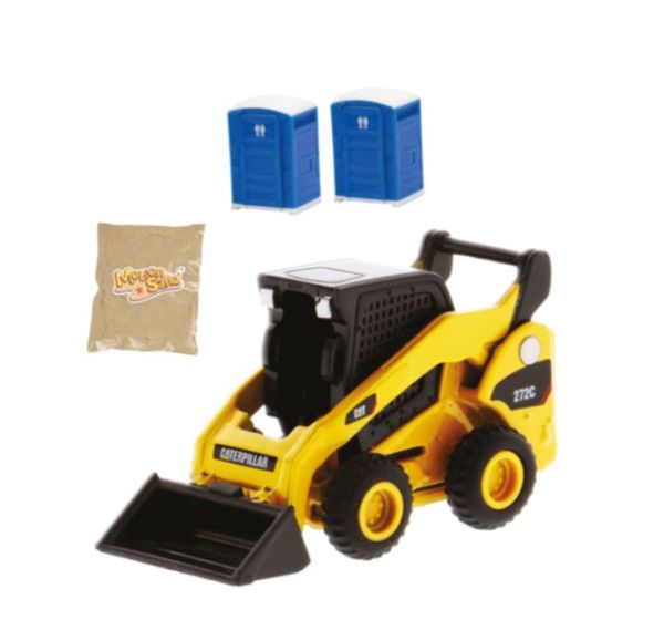 CARRERA37085965 - Kit PlayBox - Minicargadora CATERPILLAR 272C con arena mágica - 1