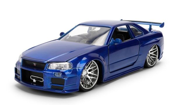 JAD37704 - NISSAN Skyline GT-R 1999 Azul FAST & FURIOUS - 1
