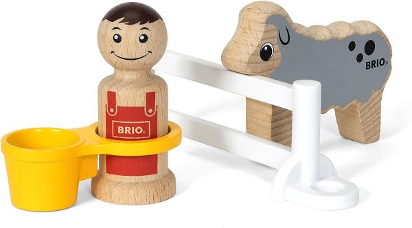 BRIO30399 - ovejas y granjero - 1