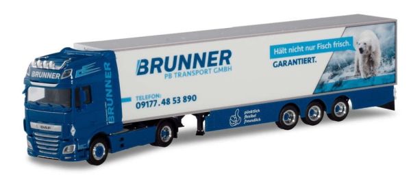 HER310055 - DAF XF SSC Euro 6 4x2 con remolque frigorífico 3 Ejes PB Transport / BRUNNER - 1