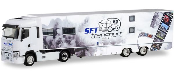 HER311243 - RENAULT T 4x2 con remolque cama baja 2 Ejes SFT Transport - 1