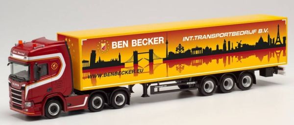 HER314091 - SCANIA CR 20 HD 6x2 con remolque de 3 ejes BEN BECKER - 1