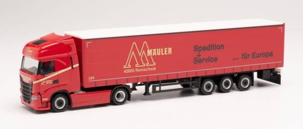 HER314121 - IVECO S-Way 4x2 con remolque de lona 3 ejes GUSTAV MÄULER - 1