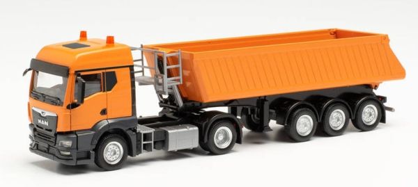 HER314589 - MAN TGS TM 4x2 con 3 ejes Naranja - 1