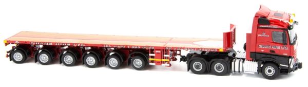 IMC32-0039 - MERCEDES Arocs 8x4 con plataforma 6 Ejes ALQUILER DE GRÚA - 1