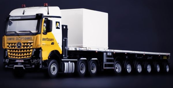 IMC32-0141 - MERCEDES Arocs StramSpace 6x4 con plataforma y contenedor de 10 Pies AERTSSEN - 1
