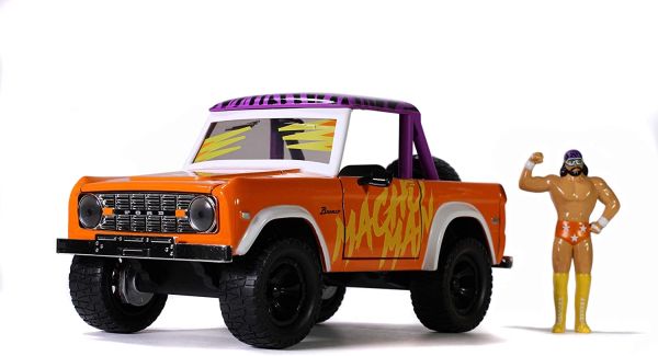JAD32046 - 1973 FORD Bronco con figura Macho Man - 1
