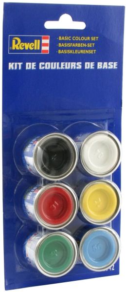 REV32342 - 6 botes de pintura Esmalte 14 ml Colores básicos - 1