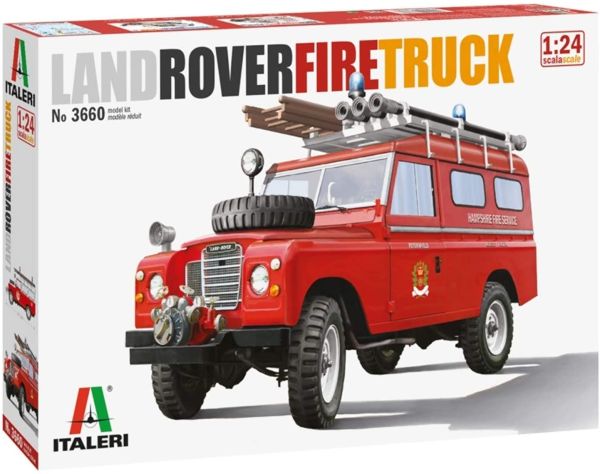 ITA3660 - Camión de bomberos LAND ROVER para montar y pintar - 1