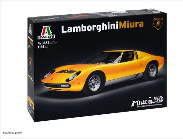 ITA3686 - LAMBORGHINI Miura para montar y pintar - 1
