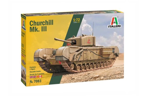 ITA7083 - Tanque Churchill Mk.III para montar y pintar - 1