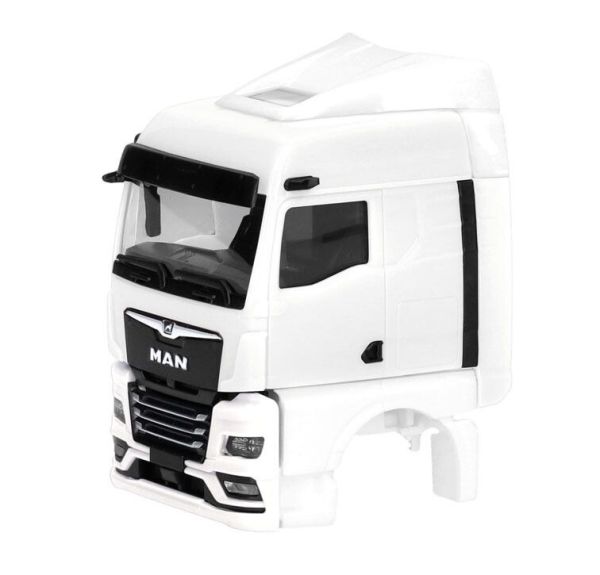 HER086349 - MAN TGX GM, cabina con deflectores y cámara retrovisora, blanco - 2 piezas para montar - 1