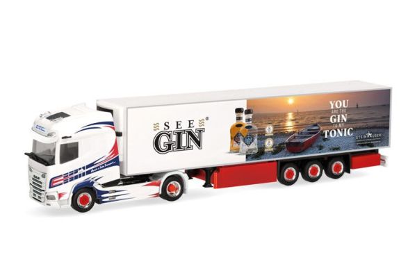 HER319034 - DAF XG 4x2 con remolque de 3 ejes AURICH und SOHNE TRANSPORT GMBH - SEE GIN - 1