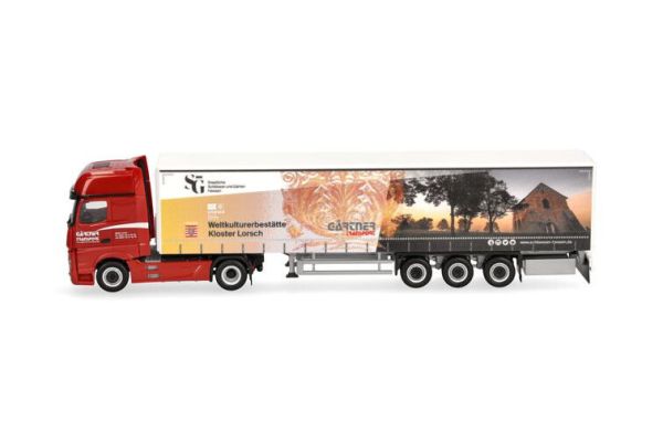 HER939256 - MERCEDES BENZ Actros 2018 4x2 con remolque de 3 ejes GARTNER - Monasterio de Lorsch - 1