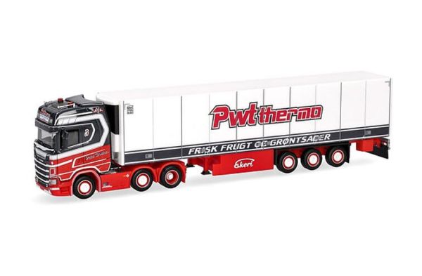 HER960724 - SCANIA CS 20 HD 6x2 con remolque frigorífico de 3 ejes PWT - PETER WOUTERS - 1