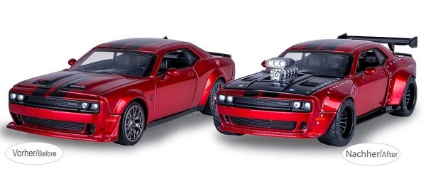 JAM402614 - DODGE Challenger SRT Jailbreak 2 en 1 rojo para construir (2022) - 1