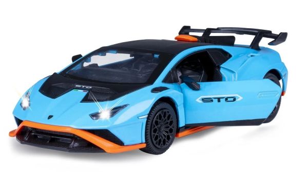 JAM402616 - LAMBORGHINI Huracan STO, azul con luces y Sonidos - 1