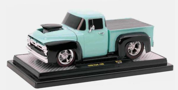M2M-40300-115A - Ford F-100 azul de 1956 - 1