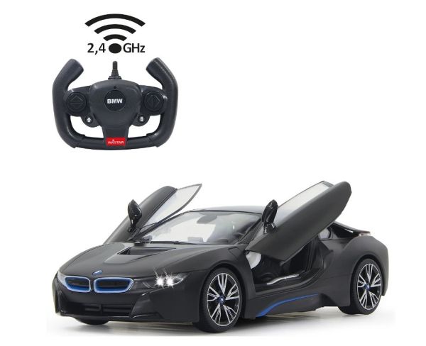 JAM404570 - BMW i8 negro con puertas funcionales - Radiocontrol - 1
