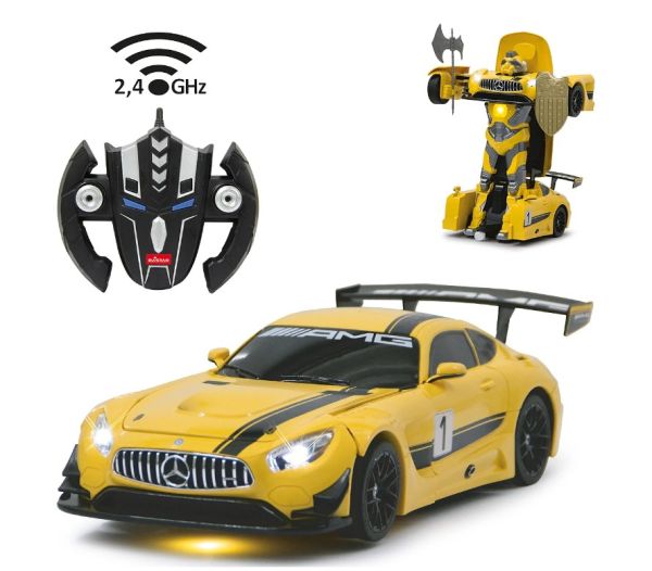 JAM410029 - MERCEDES-AMG GT3 amarilla - Transformable - Radiocontrolado - 1
