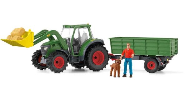 SHL42608 - Tractor con pala cargadora y remolque - 1