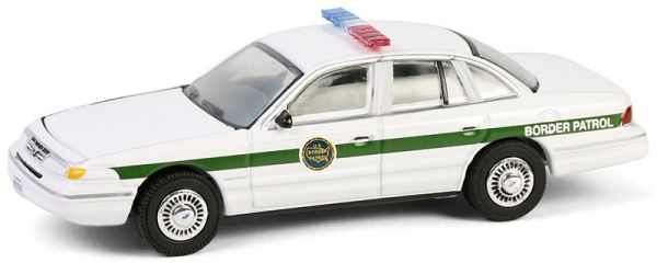 GREEN43035-C - FORD Crown Victoria 1997 Servicio de Aduanas de los Estados Unidos de la serie HOT PURSUIT en blíster - 1