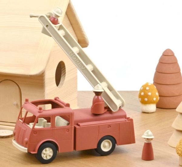 NOREV431050 - Camión de Bomberos Berliet - Serie Plastigam - 1