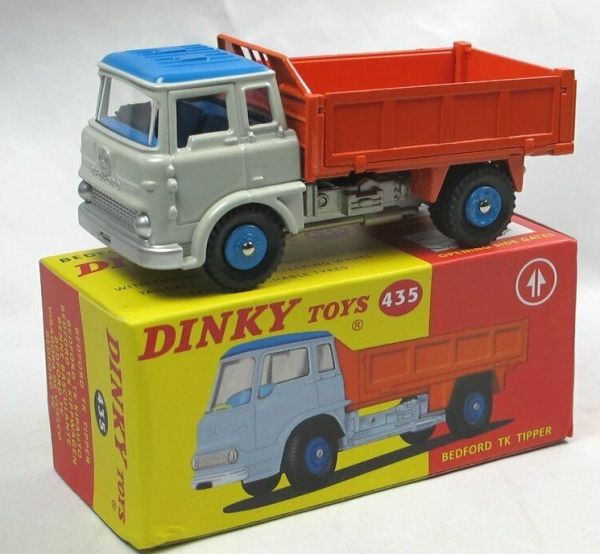 DIN435 - Volquete BEDFORD TK rojo, azul y blanco – Edición ATLAS - 1