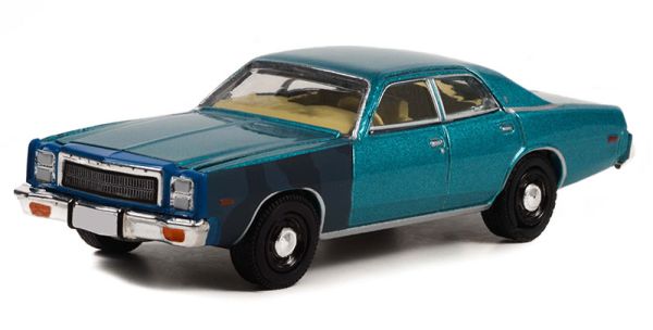 GREEN44960-B - PLYMOUTH fury 1977 de la serie de televisión HUNTER bajo blister - 1