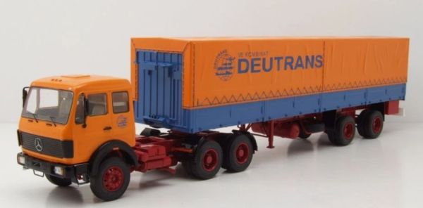 PRX47216 - MERCEDES-BENZ NG2232 6x4 con remolque cubierto de 2 ejes - DEUTRANS - 1