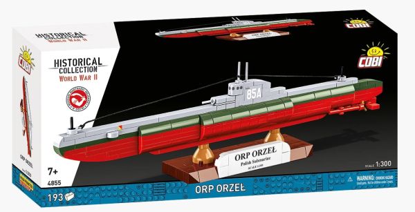 COB4855 - Submarino ORP Orzel - 193 piezas - 1