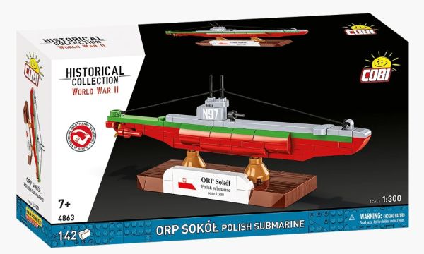 COB4863 - Submarino polaco ORP Sokol - 142 piezas - 1