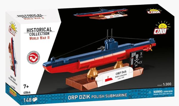 COB4864 - Submarino polaco ORP Dzik - 148 piezas - 1