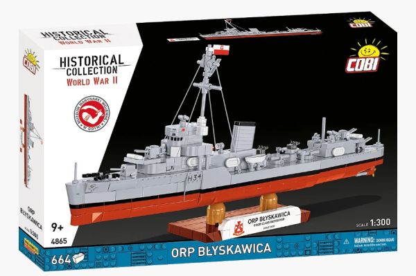 COB4865 - Destructor ORP Blyskawica - 664 piezas - 1