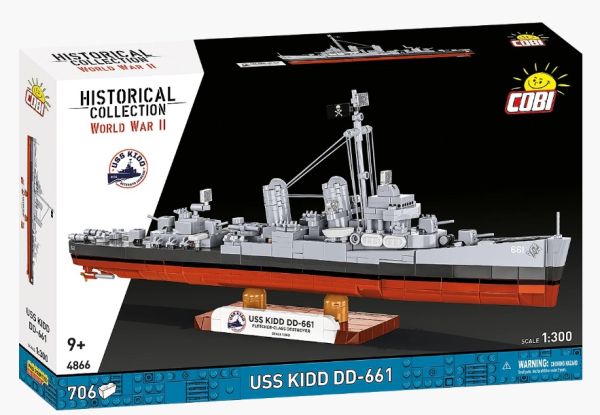 COB4866 - Destructor USS Kidd DD-661 - 706 piezas - 1