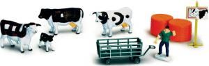 NEW05485F - Lote de 3 Vacas con 1 Ternero y accesorios - 1
